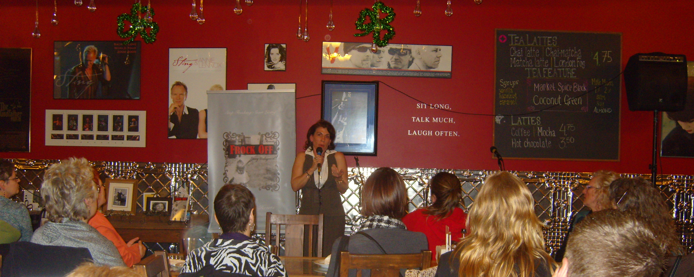 Author Jo Dibblee speaks at the Holistic Chamber of Commerce Grand Opening